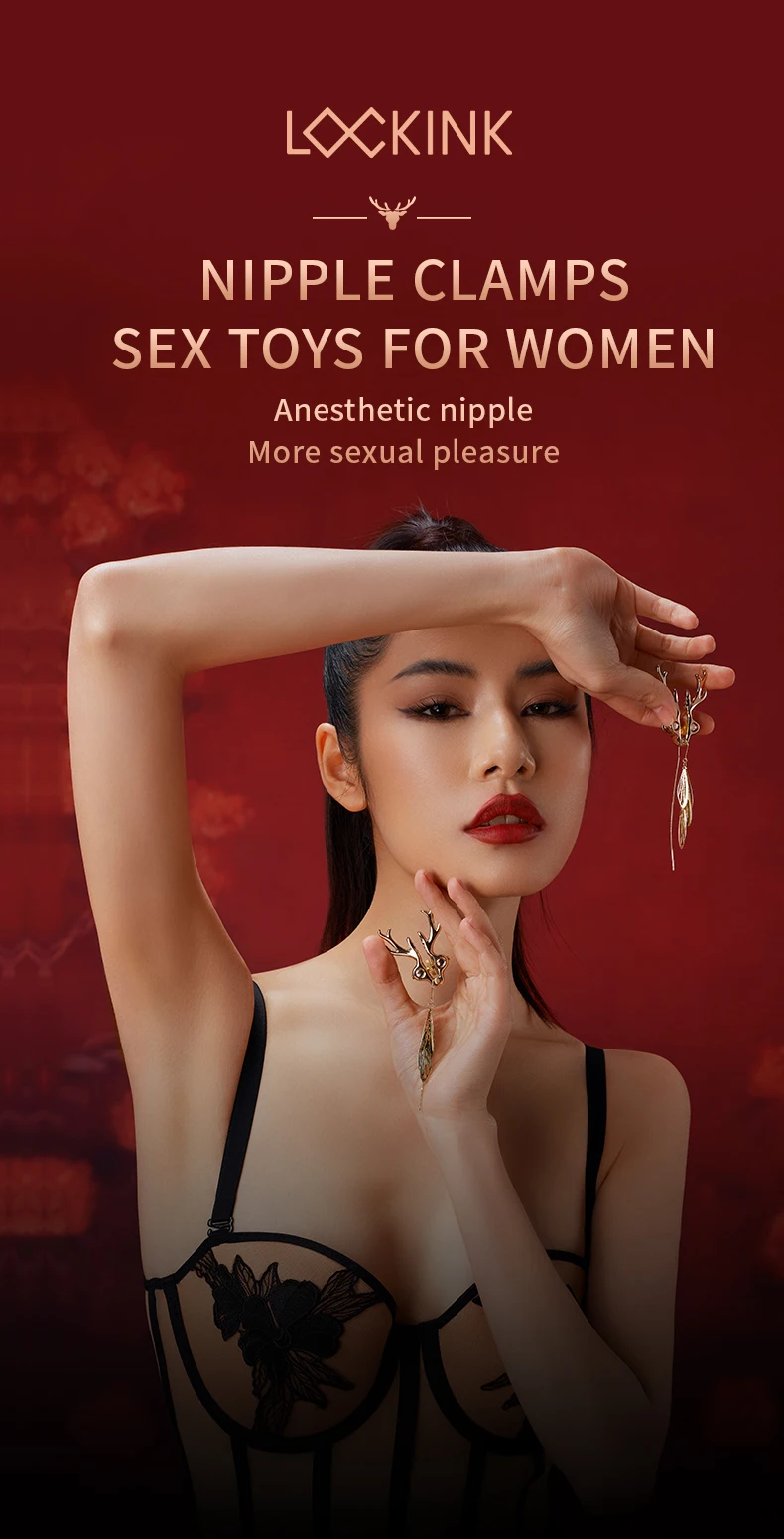 Zinc Alloy Deer Modeling Nipple Clamps SM Sexual Couples Clitoral Stimulation Teasing Nipple Flirting Punishment Props Supplies Zinc Alloy Deer Modeling Nipple Clamps SM Sexual Couples Clitoral Stimulation Teasing Nipple Flirting Punishment Props Supplies