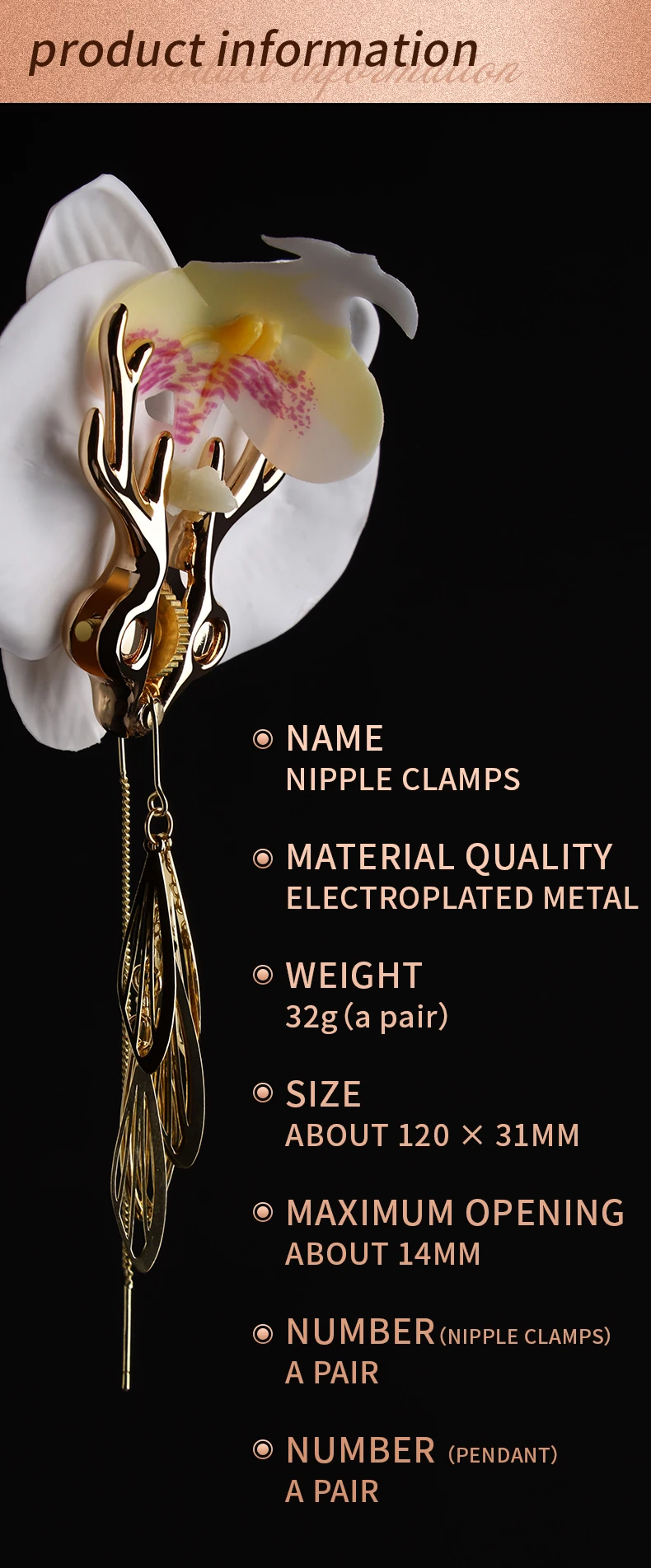 Zinc Alloy Deer Modeling Nipple Clamps SM Sexual Couples Clitoral Stimulation Teasing Nipple Flirting Punishment Props Supplies Zinc Alloy Deer Modeling Nipple Clamps SM Sexual Couples Clitoral Stimulation Teasing Nipple Flirting Punishment Props Supplies