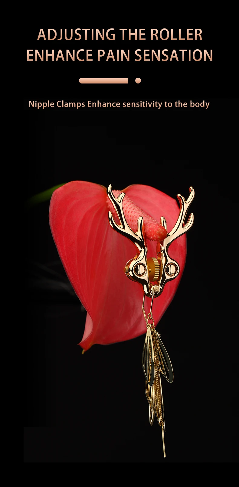 Zinc Alloy Deer Modeling Nipple Clamps SM Sexual Couples Clitoral Stimulation Teasing Nipple Flirting Punishment Props Supplies Zinc Alloy Deer Modeling Nipple Clamps SM Sexual Couples Clitoral Stimulation Teasing Nipple Flirting Punishment Props Supplies