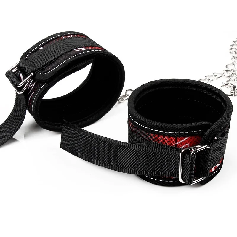 Fetish Anti Back Connection Collar Handcuffs Sex Bondage Set Restraint SM Slave Sex Toy For Couples Erotic Products Fetish Anti Back Connection Collar Handcuffs Sex Bondage Set Restraint SM Slave Sex Toy For Couples Erotic Products
