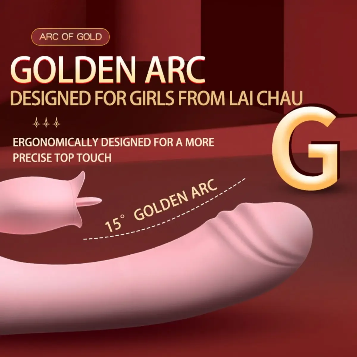 Laile Magic Wand Second Generation AV Wand Warm Tongue Lick Double Shock Female Masturbation Massager Adult Sex Products