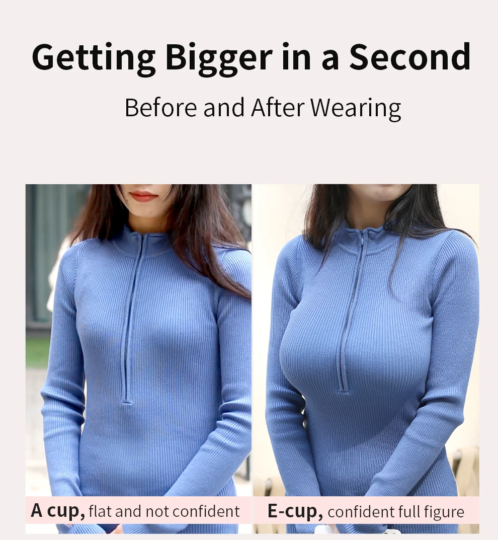 LERVANLA Female Anchor Exclusive Fake Chest Underwear With Small Breasts Showing Big Breasts Simulation Silicone Breast Pads