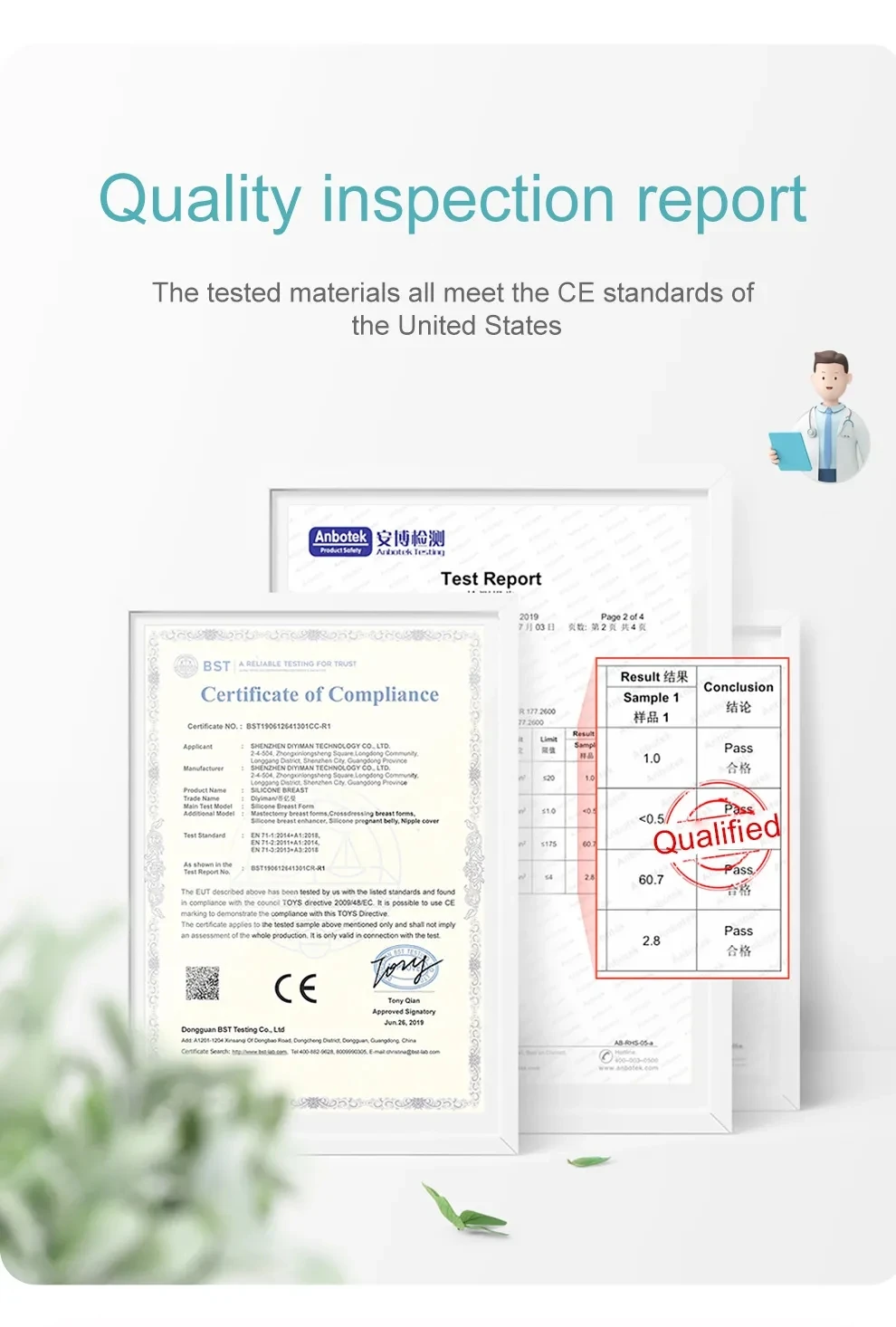 LERVANLA Female Anchor Exclusive Fake Chest Underwear With Small Breasts Showing Big Breasts Simulation Silicone Breast Pads