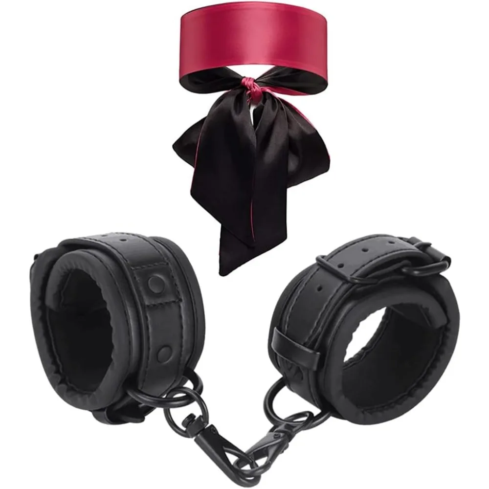 Conjunto Algema Venda SM Bondage Restraints Set