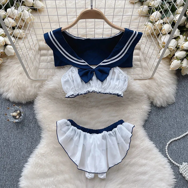 Bunny Girl Solid Color Slim Sexy Bodysuit Strapless Erotic Lingerie Cosplay Uniform Pajamas Pad Women Nightwear Jumper Playsuit