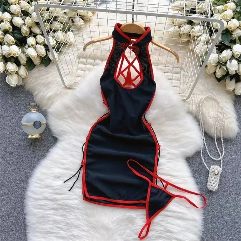 Bunny Girl Solid Color Slim Sexy Bodysuit Strapless Erotic Lingerie Cosplay Uniform Pajamas Pad Women Nightwear Jumper Playsuit