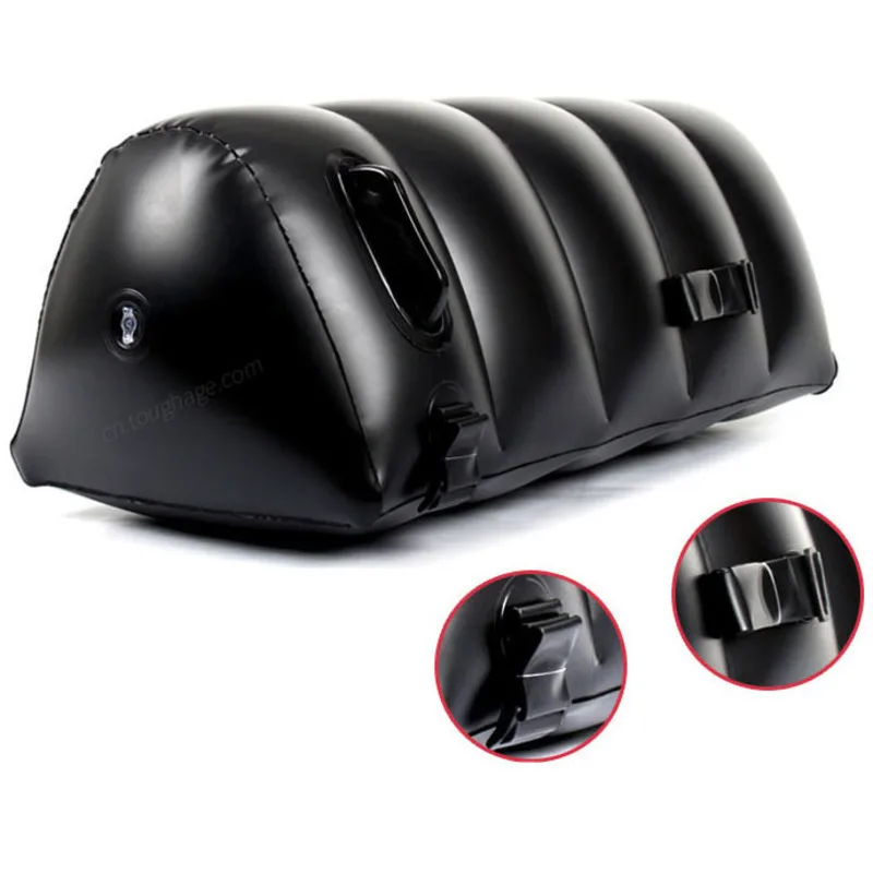 Toughage Inflatable Pillow Multifunction Wedge Sofa Leg Tied Open Bed Cushion Rest Travel Sleep Soft Leather Fold Up Furniture