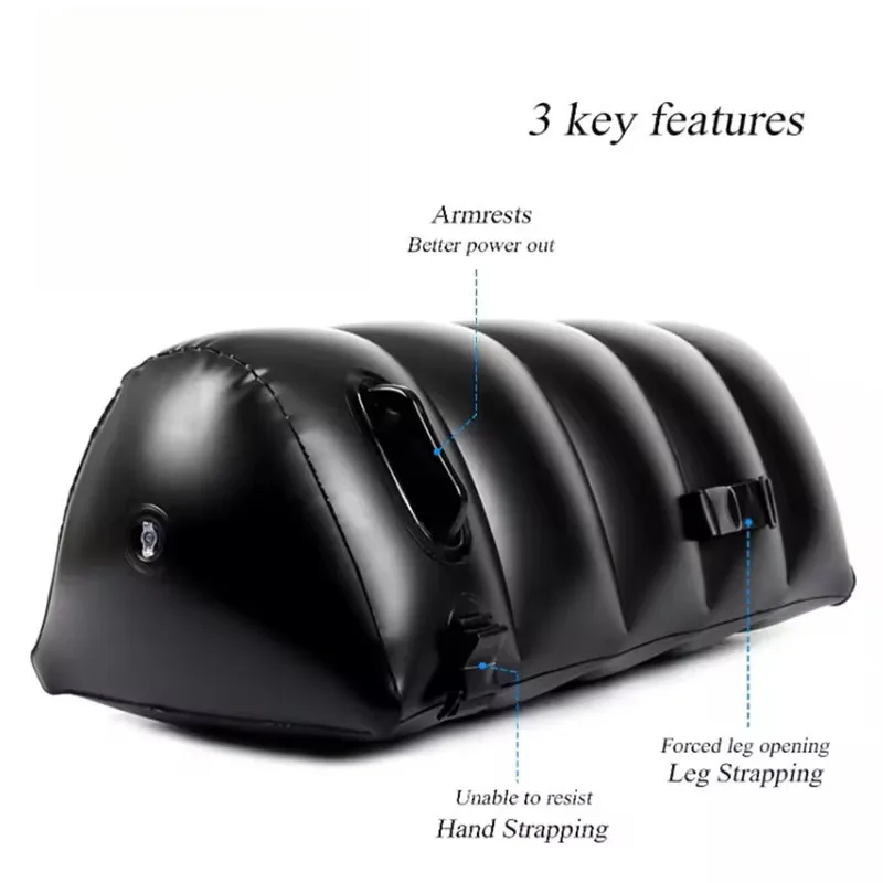 Toughage Inflatable Pillow Multifunction Wedge Sofa Leg Tied Open Bed Cushion Rest Travel Sleep Soft Leather Fold Up Furniture