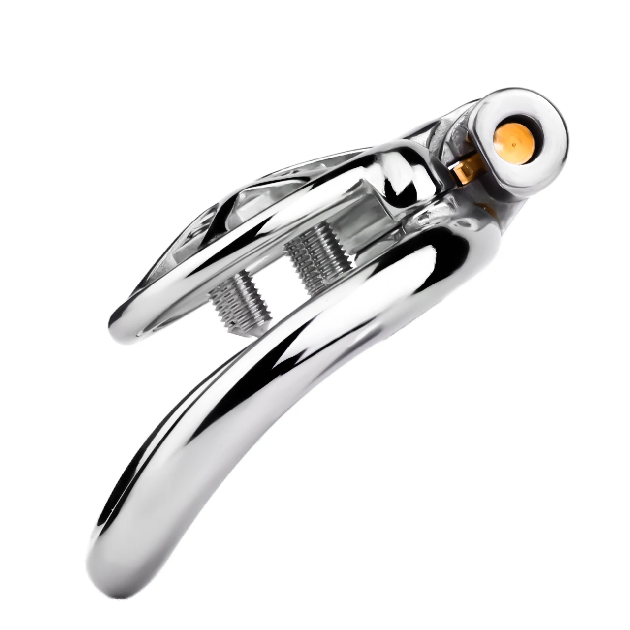 FRRK Flat Curve Chastity Cage with CBT Spikes New Small Cock Lock Extreme Bondage Testicular Torture Device BDSM Sex Shop