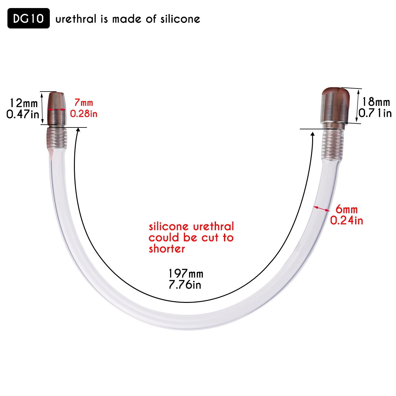 Somente Sonda Uretral Silicone