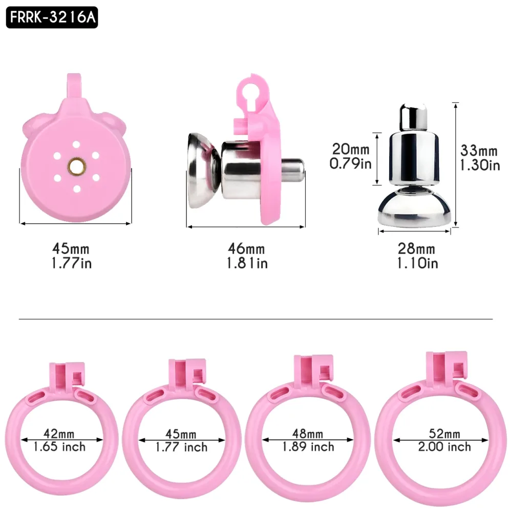 Medidas da gaiola plana: disco de 45 mm, conjunto de 46 mm, sonda de 33 mm e anéis de 42 a 52 mm