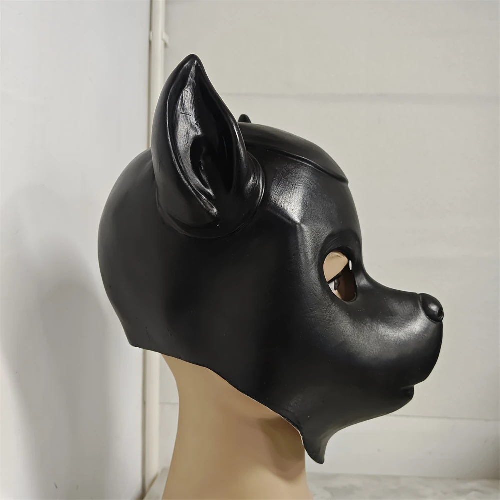 Animal Dog Head Pig Head Mask Funny Dogs Black Helmet Full Head Face Cover Halloween Cosplay Costume Prop Stage Performance Mask Animal Dog Head Pig Head Mask Funny Dogs Black Helmet Full Head Face Cover Halloween Cosplay Costume Prop Stage Performance Mask