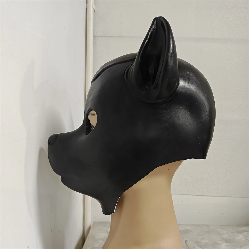 Animal Dog Head Pig Head Mask Funny Dogs Black Helmet Full Head Face Cover Halloween Cosplay Costume Prop Stage Performance Mask Animal Dog Head Pig Head Mask Funny Dogs Black Helmet Full Head Face Cover Halloween Cosplay Costume Prop Stage Performance Mask