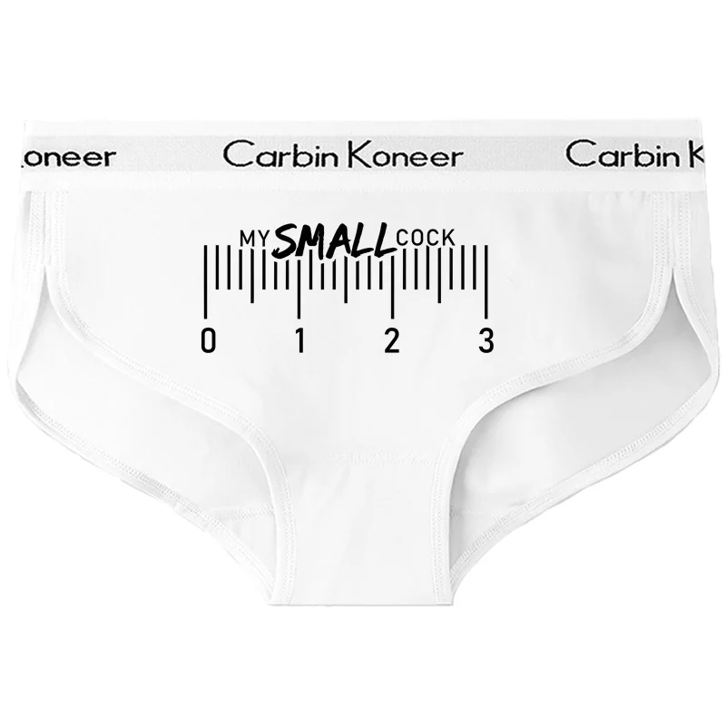 Calcinha Boxer Sexy com Estampada Letters Print Panties - Imagem 4