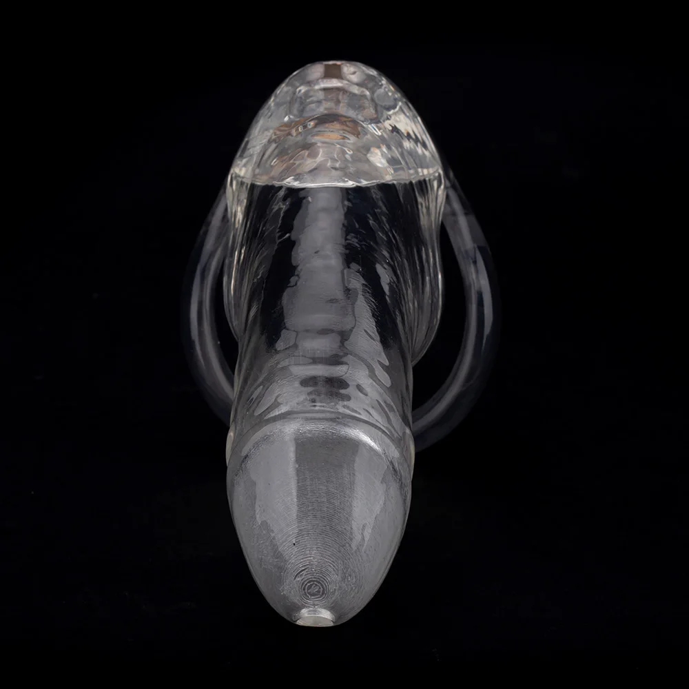 New Convenient Chastity Cage Ice Transparent Simulation Penis Cage Male Lightweight Cock Cage With 3 Rings Set Sex Toys For Men New Convenient Chastity Cage Ice Transparent Simulation Penis Cage Male Lightweight Cock Cage With 3 Rings Set Sex Toys For Men