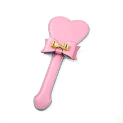 Palmatória coração rosa inteira, do cabo à ponta do coração