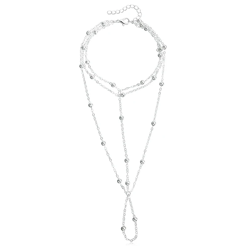 Bohemian Metal Beads Tassels Anklet for Women New Accessories Sexy Exotic Gold Color Multilayer Foot Chain Ankle Beach Jewelry Bohemian Metal Beads Tassels Anklet for Women New Accessories Sexy Exotic Gold Color Multilayer Foot Chain Ankle Beach Jewelry