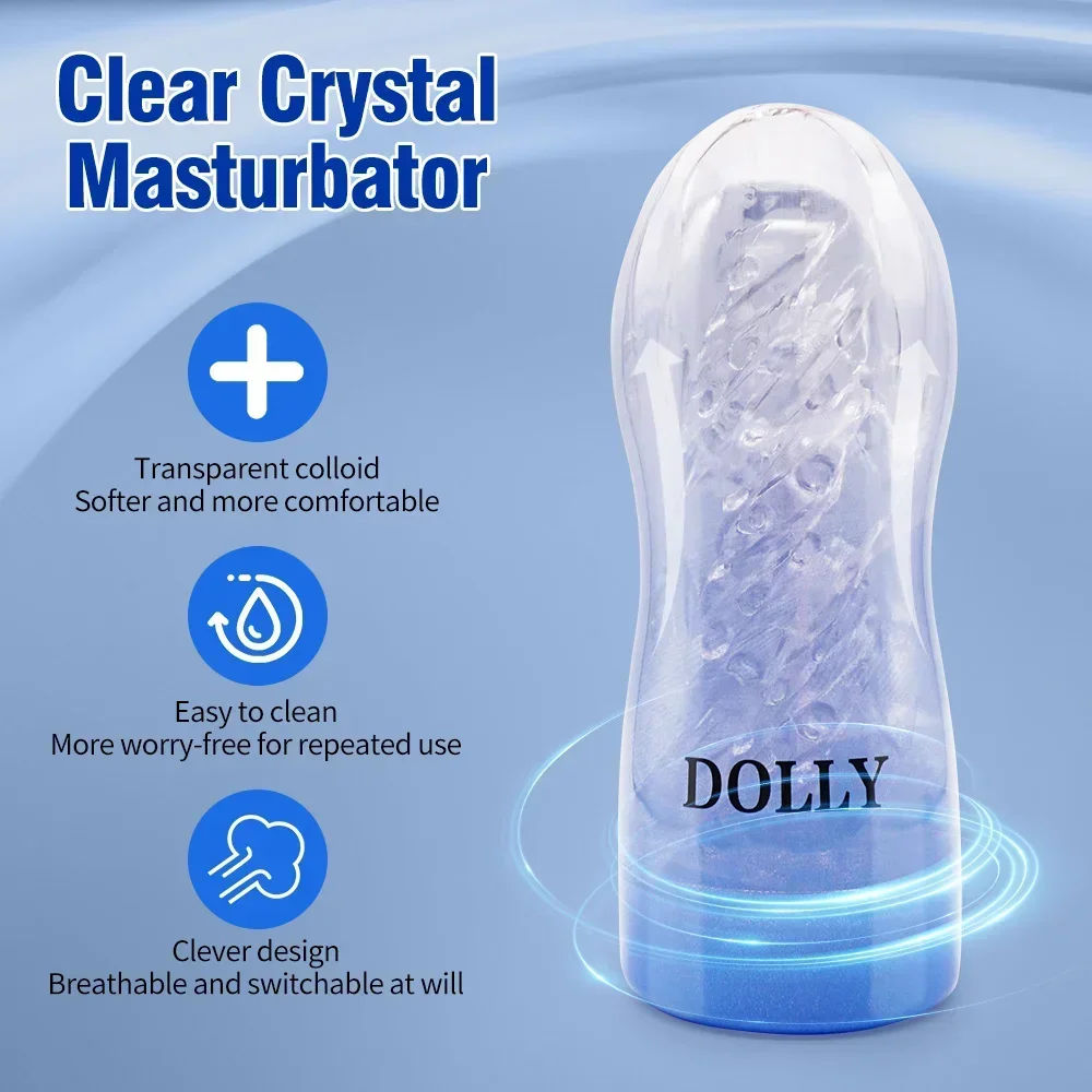Masculino masturbador copo macio bichano sexo brinquedos transparente vagina adulto resistência exercício produtos do sexo vácuo pocket cup para homem