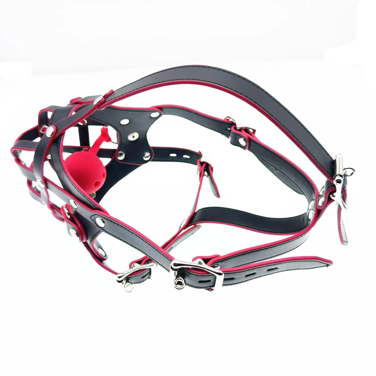 BDSM Puppy Play K9 Bondage Kit Dog mouth mask Binding band Mouth Ball Role-Playing Mask