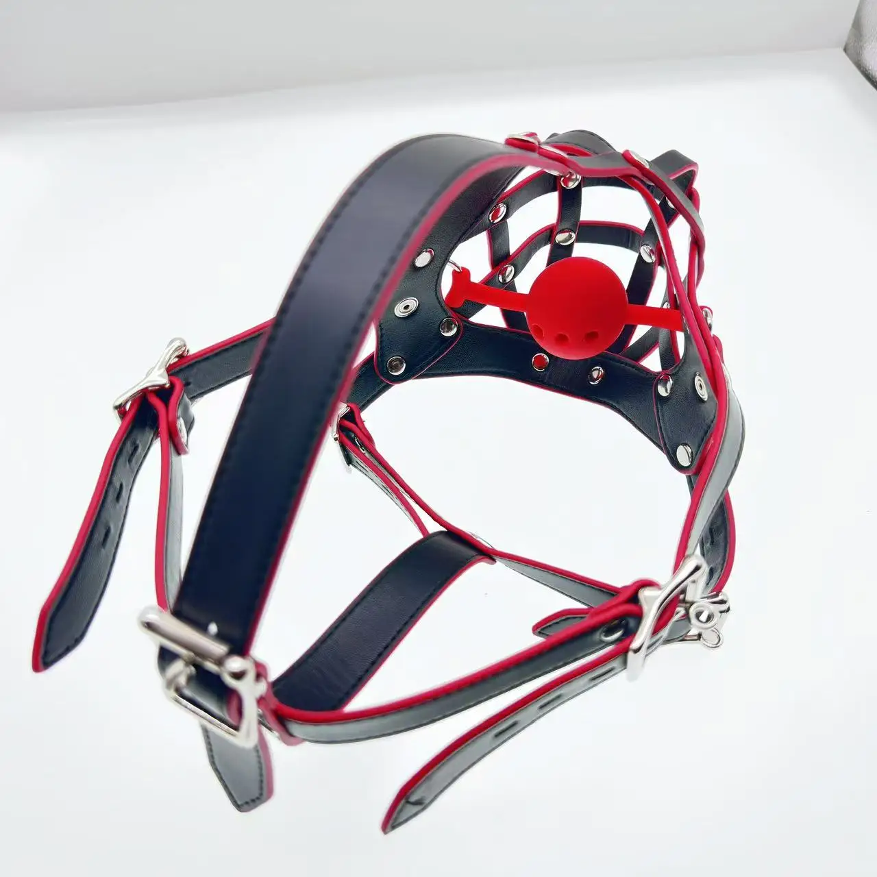 BDSM Puppy Play K9 Bondage Kit Dog mouth mask Binding band Mouth Ball Role-Playing Mask