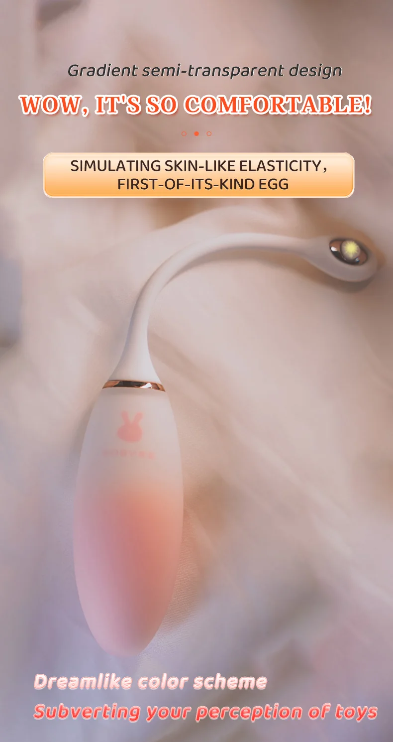 APP-Controlled Heating Vibrating Egg Vibrator – 9 Modes for Clitoral & Vaginal Stimulation, Wearable Design with Gradient Color