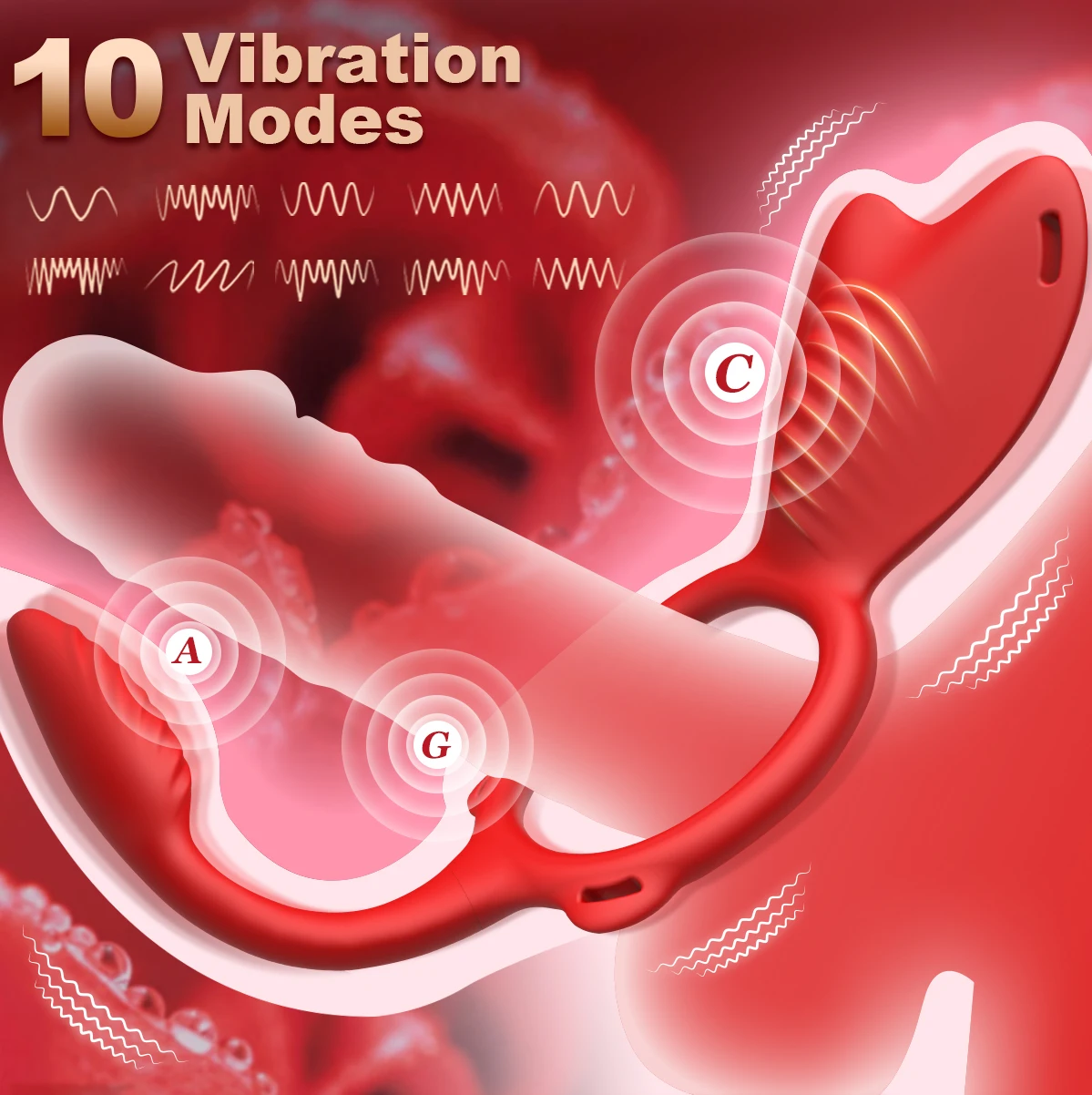 Wearable Panty Vibrator Female 10 Vibration with Wireless Control Vibrating Penis Ring Clitoral Stimulator Adult Sexy Toys