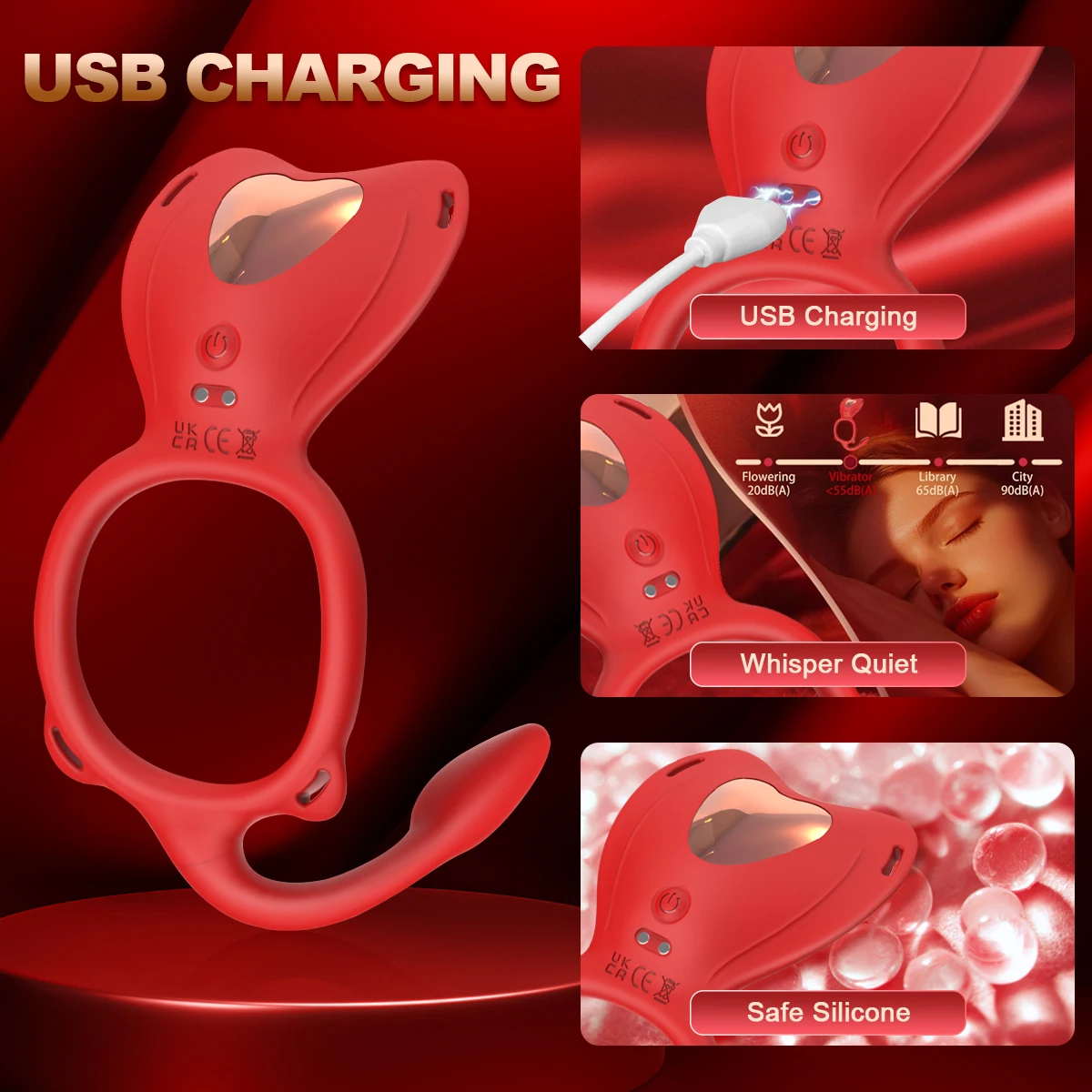 Wearable Panty Vibrator Female 10 Vibration with Wireless Control Vibrating Penis Ring Clitoral Stimulator Adult Sexy Toys