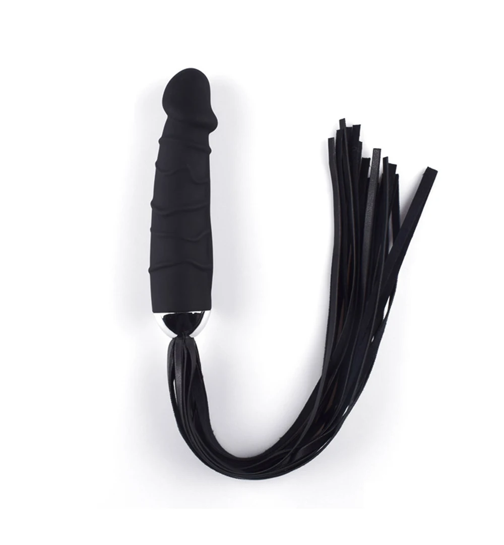 BDSM Whip Adult Game for Couple Realistic Dildo Vagina Massage Flogger Spanking Bondage Restraints Whips Sex Toy for Women