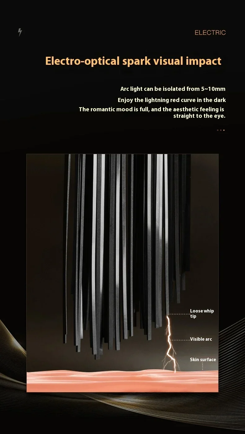 BDSM electric Shock Whip Sex Toys Women's Sm Conditioning Props Electric Shock Whip Sex Toys for Couples Adult Flirting Tools