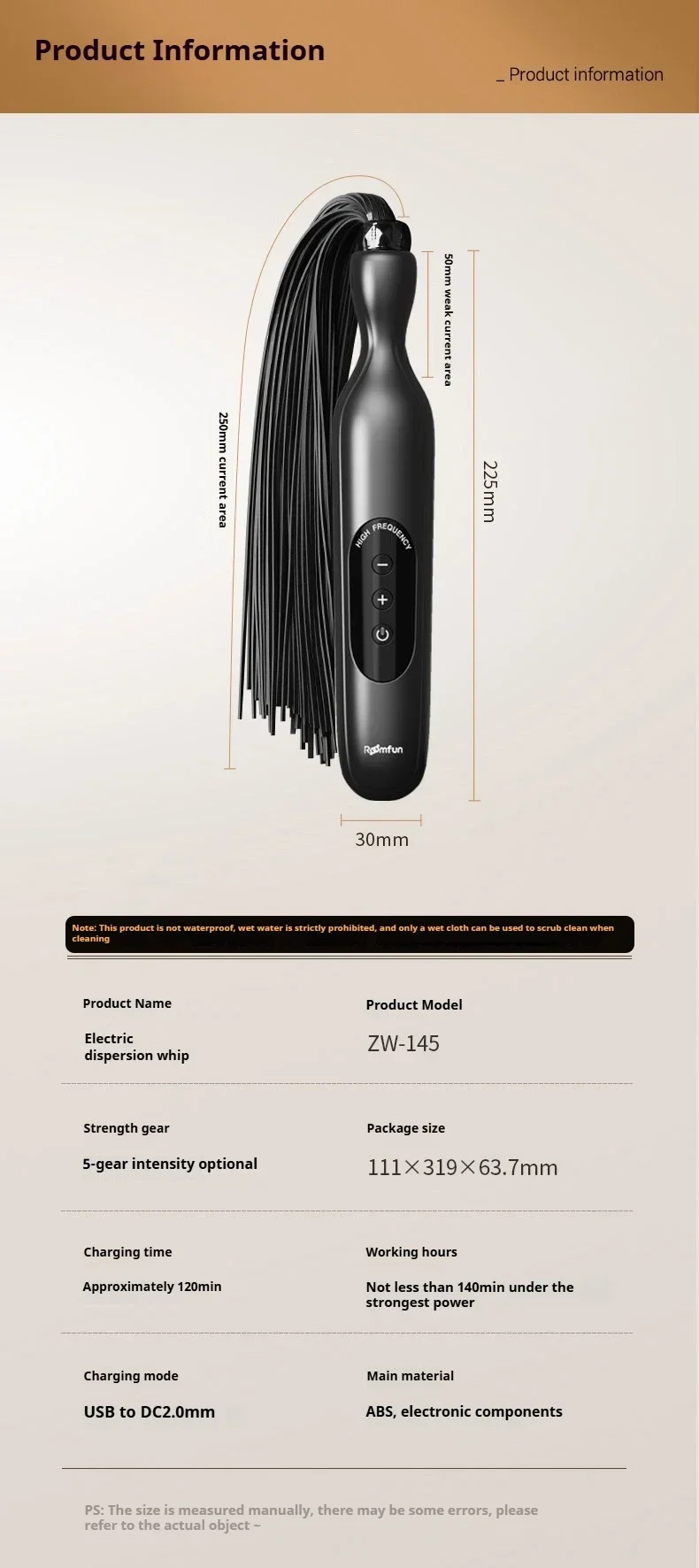 BDSM electric Shock Whip Sex Toys Women's Sm Conditioning Props Electric Shock Whip Sex Toys for Couples Adult Flirting Tools