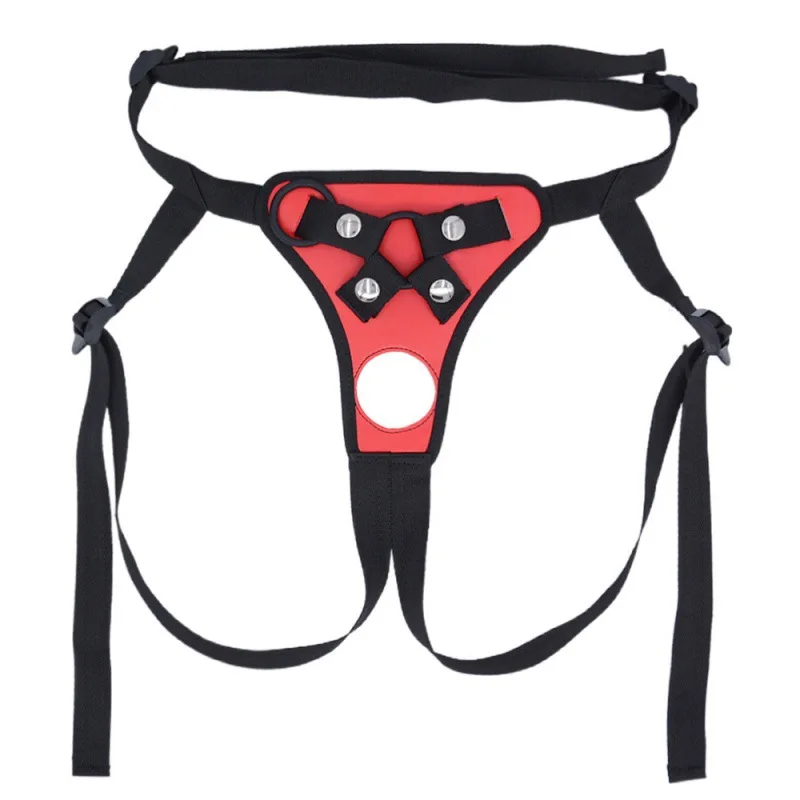 Arnês Couro Cinto Ajustável Strapon Dildo Leather Harness - Imagem 5