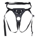 Arnês Couro Cinto Ajustável Strapon Dildo Leather Harness