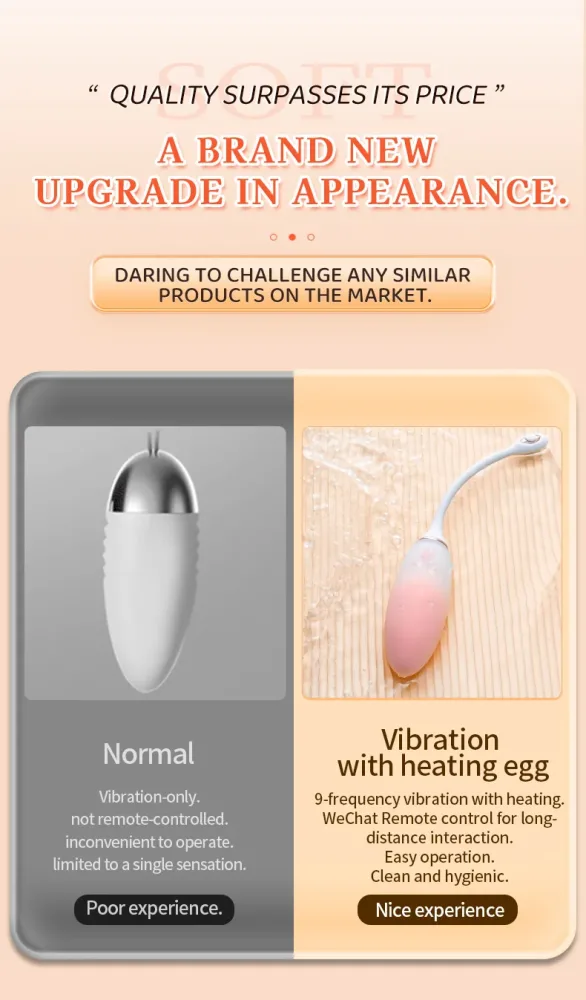 Comparativo entre ovo comum e ovo vibratório que esquenta