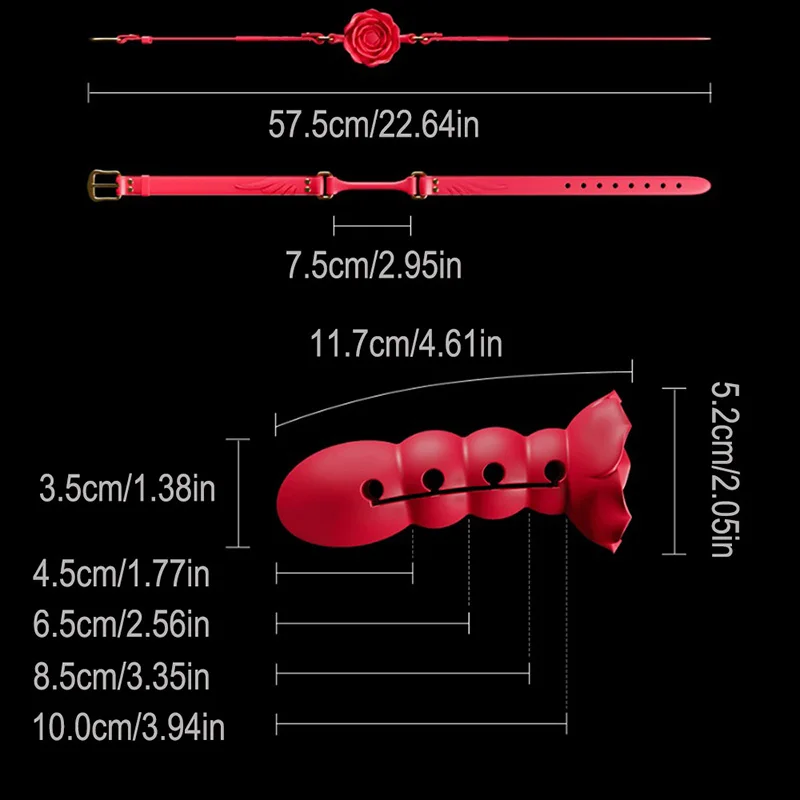 Silicone BDSM Penis Dildo Gag Deep Throat,Open Mouth Gagged Adjustable Depth,Bondage Restraints,Sex Toys for Couples,Role Play