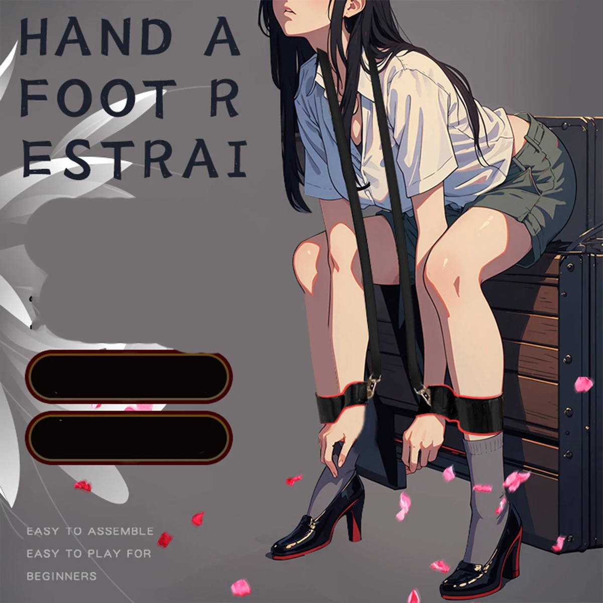 SM Bondage Gear Split Leg Belt BDSM Hand Thigh Restraint Sex Fun Set Bound Bondage Female Toy Adult Couple Sex Game Toys Kits