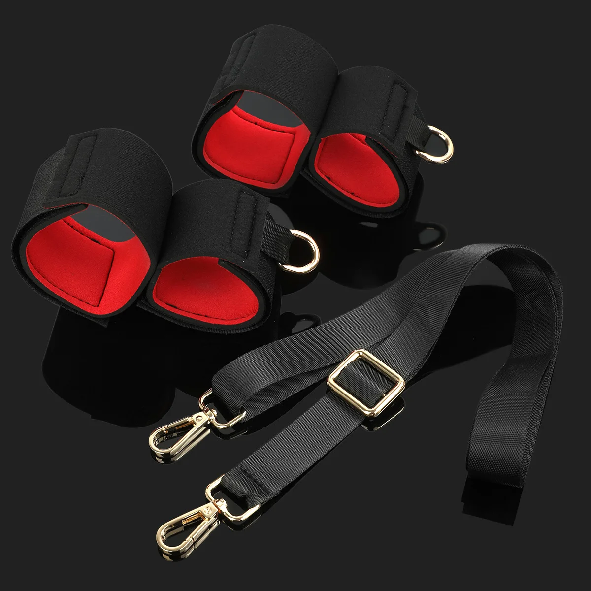 SM Bondage Gear Split Leg Belt BDSM Hand Thigh Restraint Sex Fun Set Bound Bondage Female Toy Adult Couple Sex Game Toys Kits