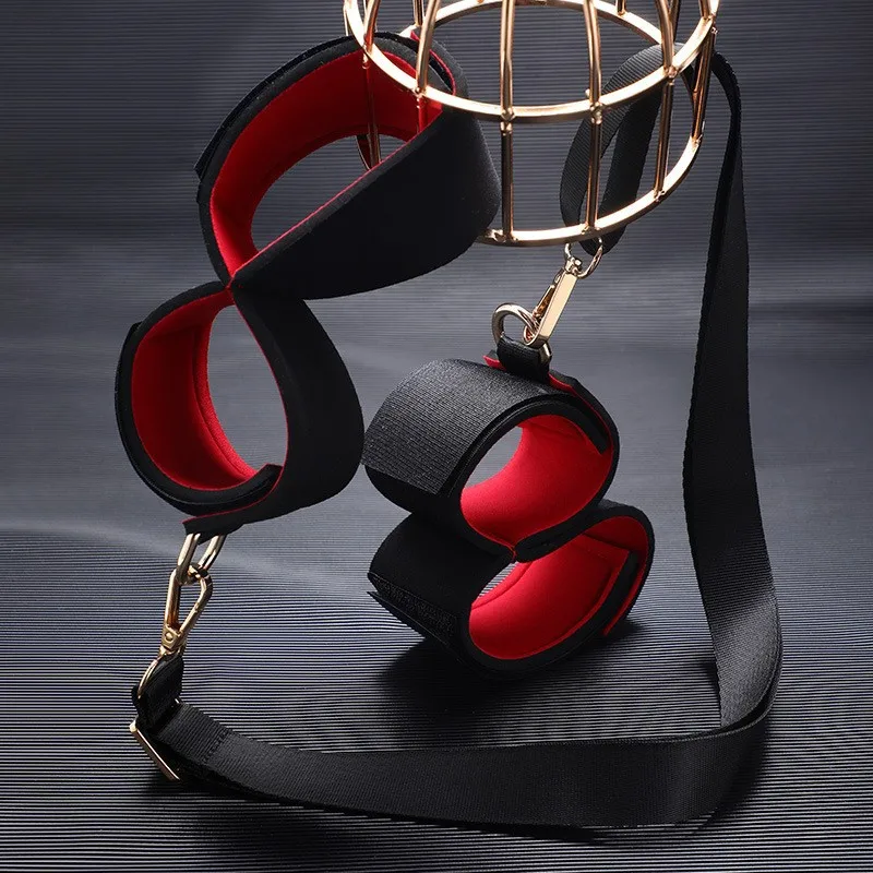 SM Bondage Gear Split Leg Belt BDSM Hand Thigh Restraint Sex Fun Set Bound Bondage Female Toy Adult Couple Sex Game Toys Kits