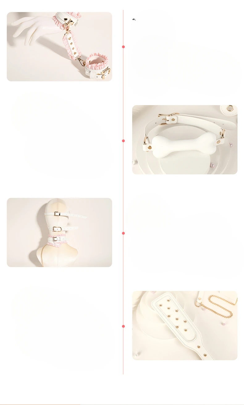 SM Fetish BDSM Bondage Erotic Toy Restraint Set Sex Toys For Women Handcuffs Collar Gag Eye Mask Hand Slap Couples Sex Tools