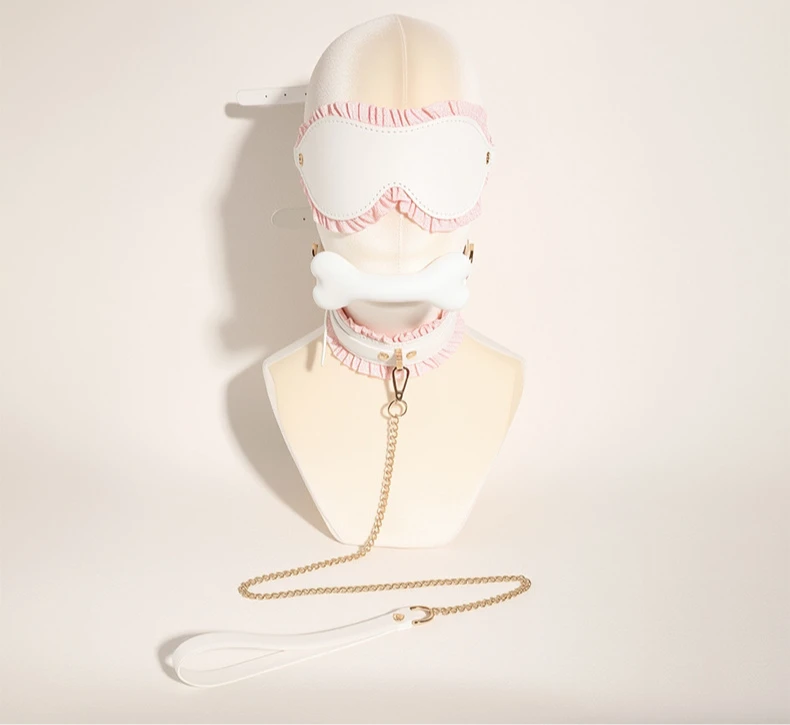 SM Fetish BDSM Bondage Erotic Toy Restraint Set Sex Toys For Women Handcuffs Collar Gag Eye Mask Hand Slap Couples Sex Tools