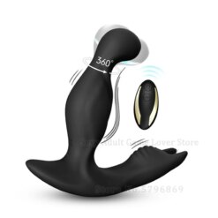 Alternative view of Plug Anal Estimulador de Próstata Rotativo 360°