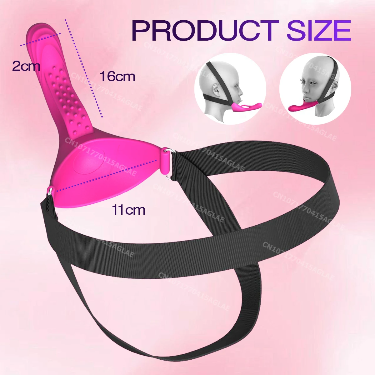 Vibrador G-Ponto Heseks com Arnês de Queixo - Imagem 6