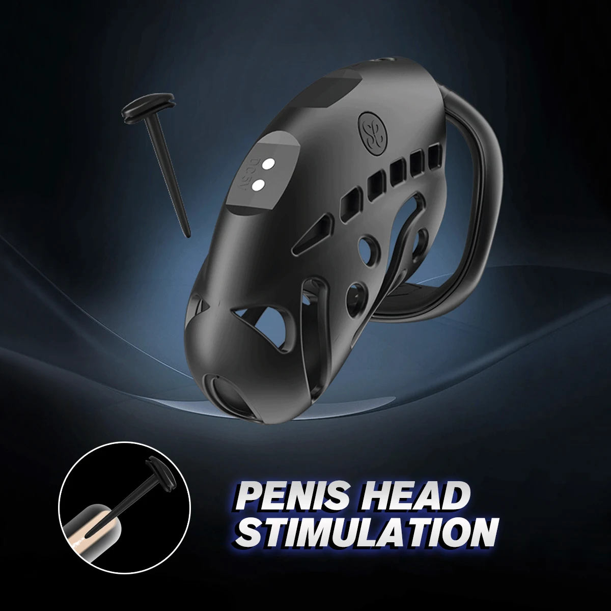 Gaiola Peniana BDSM com Choque Elétrico e Controle Remoto - Imagem 5