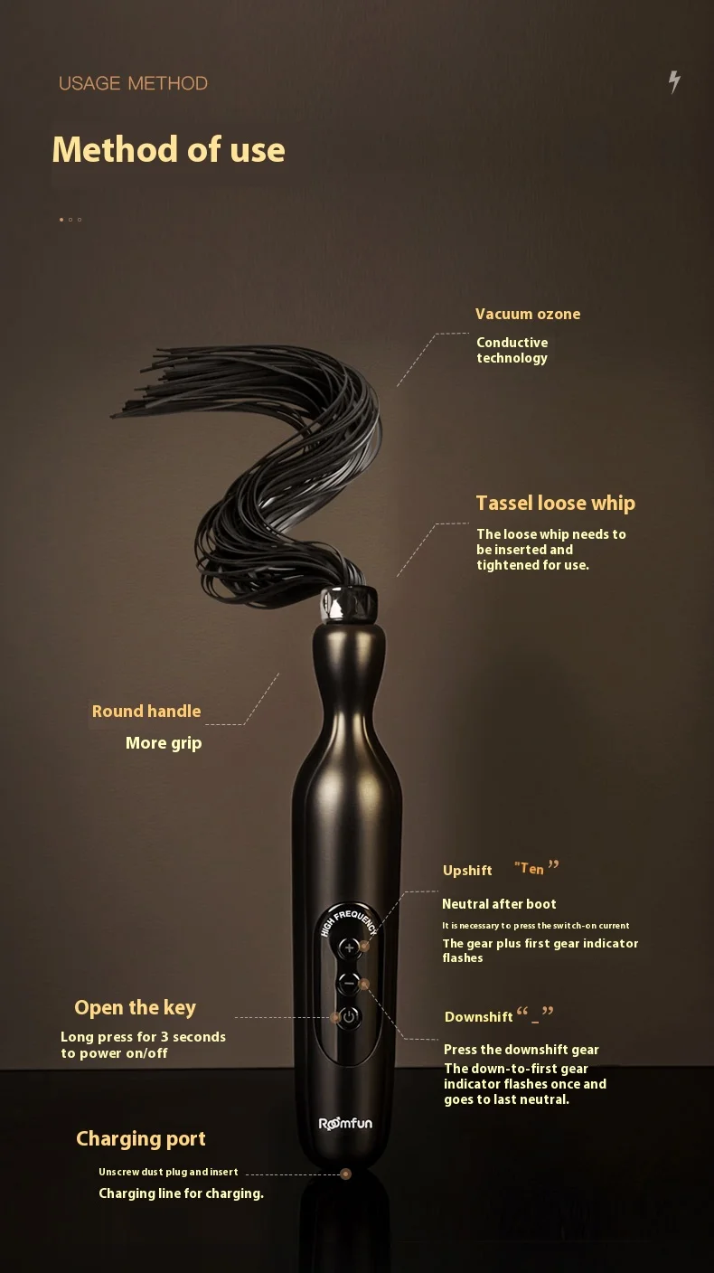 bdsm slave femdom electric shock whip silicone whip surrender sex femdom adult sex toys sex shop bdsm leather whip