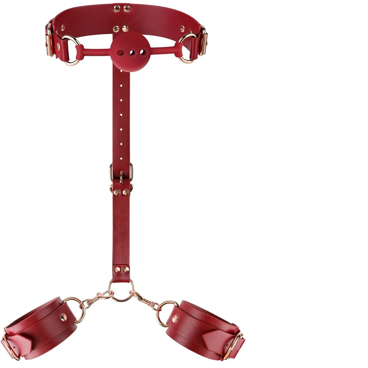 BDSM Handcuffs Ankle Adjustable Bondage Porn Kit Harness Bar Handcuffs Fetish Restraint Set Sex Toys for Adult Couples Games