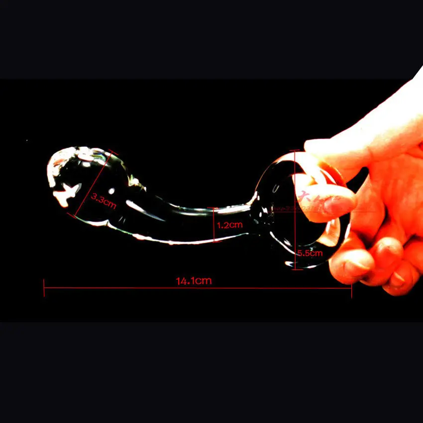 Plug de Vidro Massageador de Próstata e Ponto G