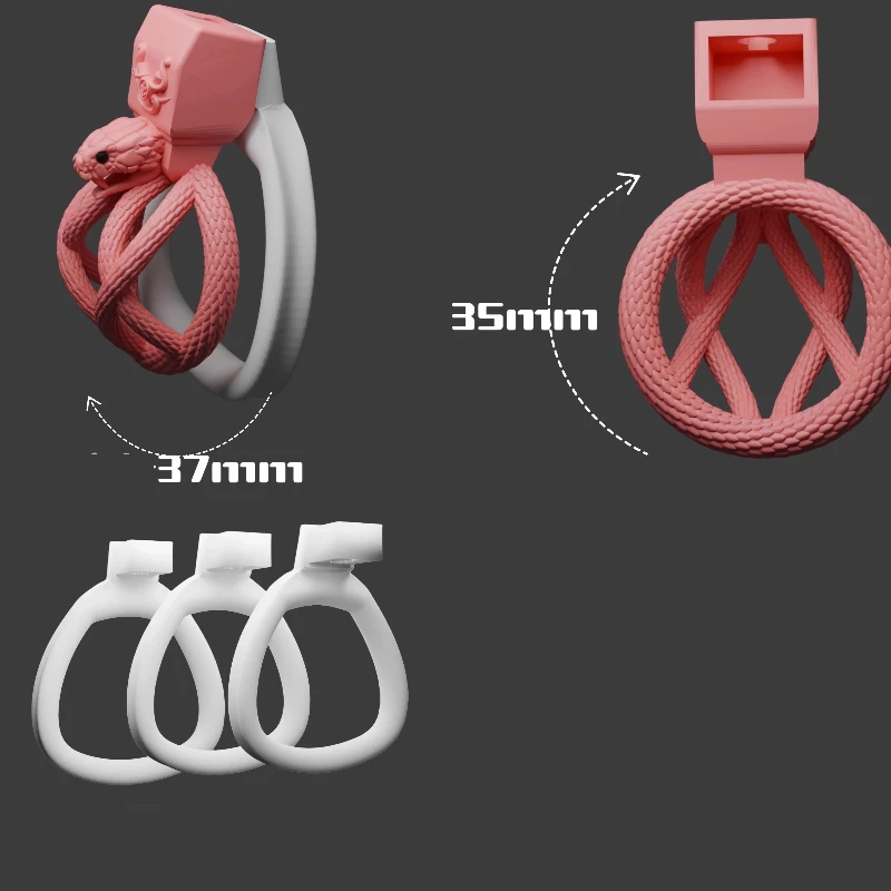 New Mamba Chastity Cage Male CB Lock Devices with 3 Size Cock Rings Abstinence SM Penis Training Prevent Infidelity Sex Toys 18+ New Mamba Chastity Cage Male CB Lock Devices with 3 Size Cock Rings Abstinence SM Penis Training Prevent Infidelity Sex Toys 18+