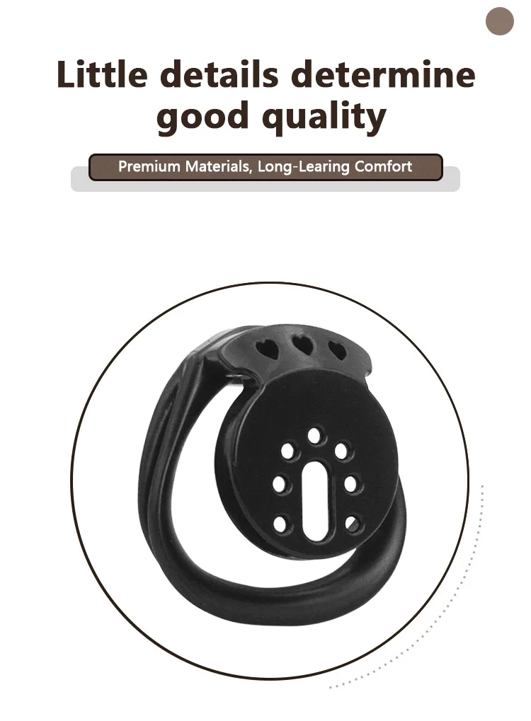 Flat SM Chastity Cage Erotic Male Escape-proof Chastity Lock Birdcage CB Bondage Cock Chastity Lock Conditioning Abstinence 성인용품