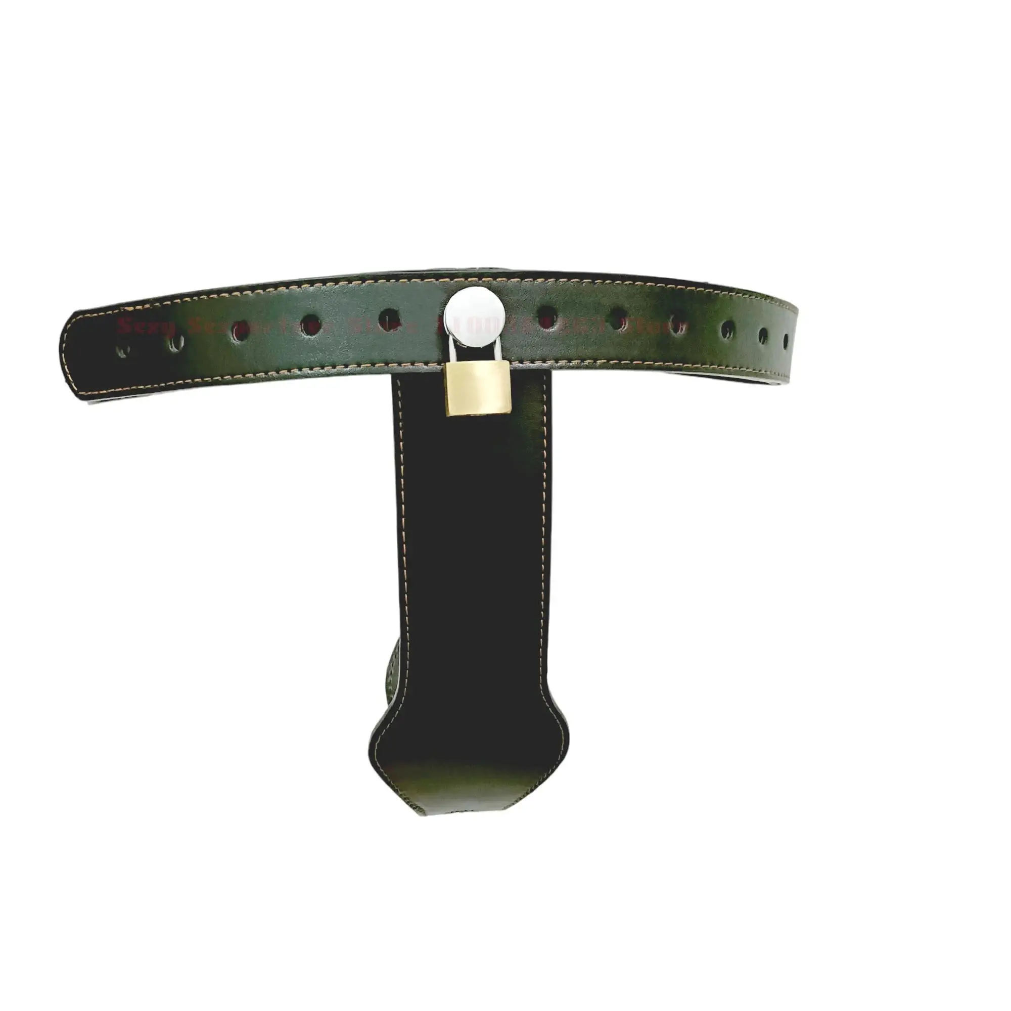 Leather T-Shaped Female Chastity Belt Bdsm Strap On Pants Sex Lock Toys Masturbator Fetish Device Chastity Underwear Adjustable