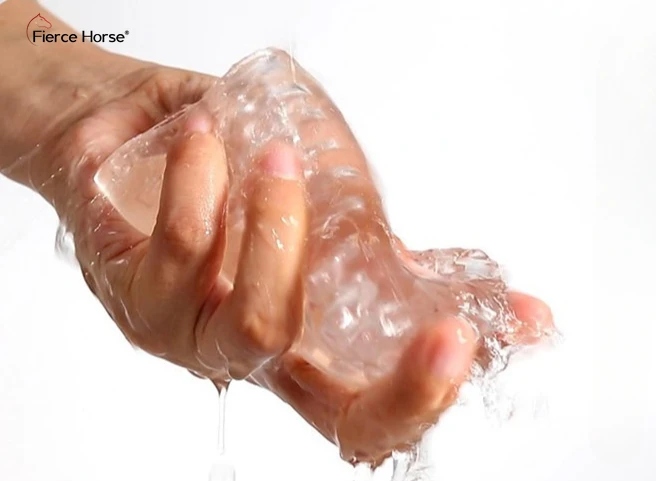 Male Masturbator Glans Exercise Sucking Pocket Pussy Transparent 9cm Masturbation Cup Penile Massager Sex Toys for Men Blowjob