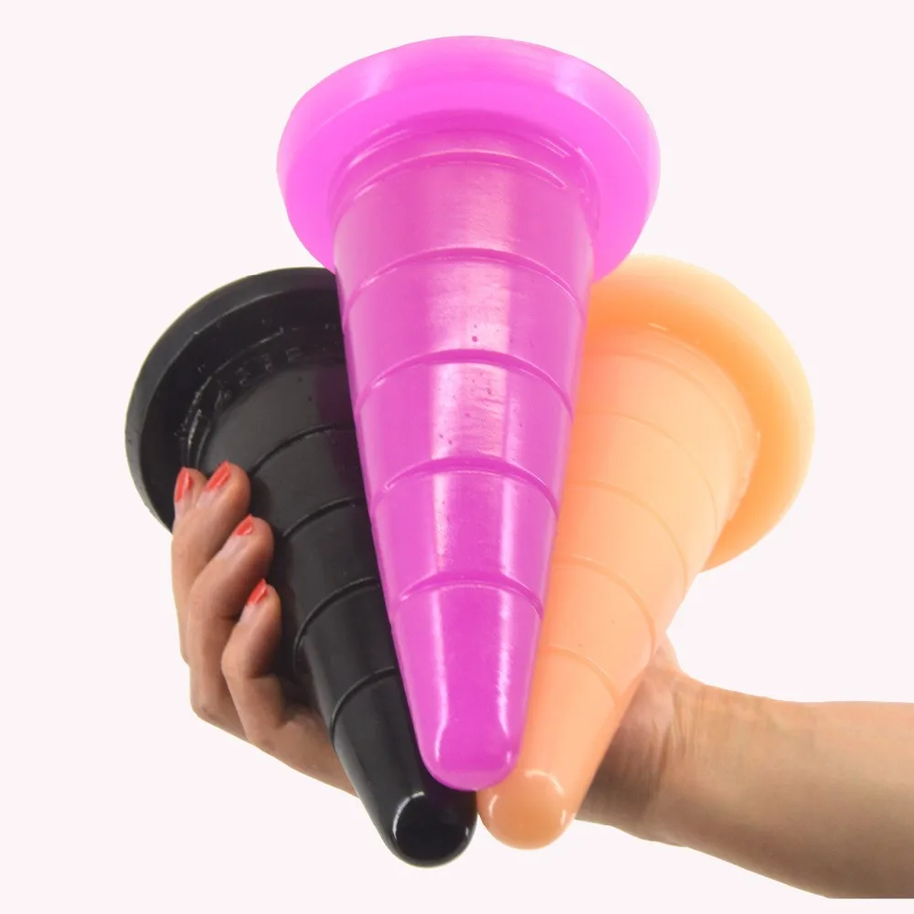 New Silicone Anal Plug Prostate Massage Stick with Soft Skin and Simulated Dildo Anal Plug SM Adult Male and Female Backyard Toy